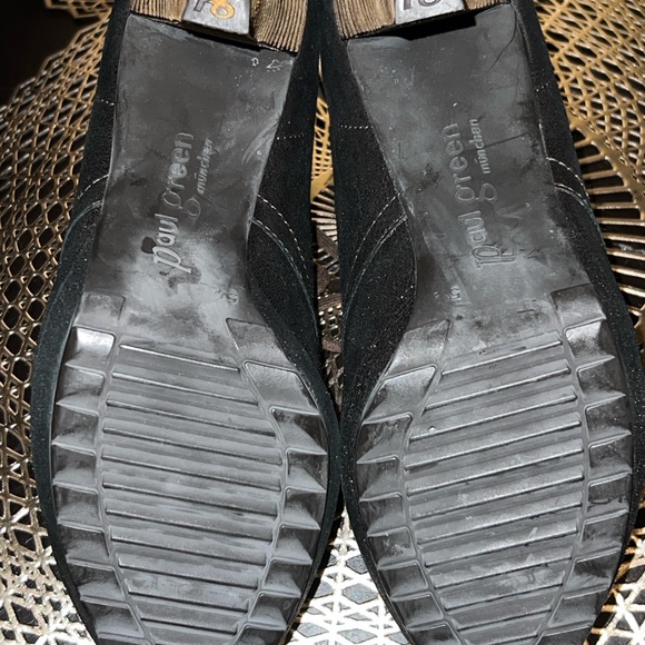 Paul Green Dark Purple Lace-Up Boots - Picture 6 of 9